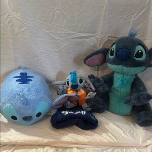 NWT Stitch Plush‎ Toy Set - Blue and Green